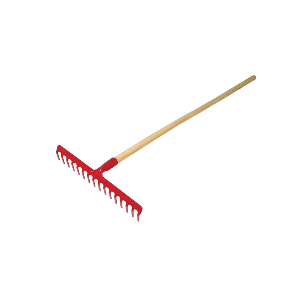 GRABIE OGRODNICZE 16-ZĘBNE NITOWANE Z TRZONKIEM 130CM 21,90
